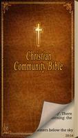 Christian Community Bible Plakat