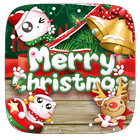 Merry Christmas Red Holiday icon