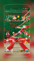 Merry Christmas Red Holiday poster