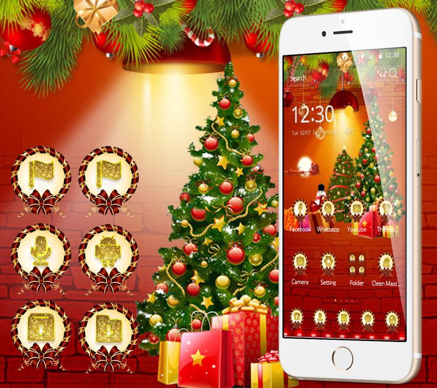 christmas tree theme apk screenshot