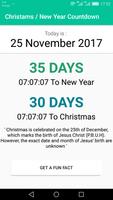 Christmas / New Year Countdown 2017 Affiche