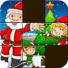 kids Jigsaw Puzzle Santa world آئیکن