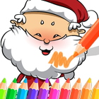 Christmas Coloring Santa Book biểu tượng