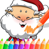 Christmas Coloring Santa Book ikon