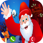 Have fun with Santa Claus and enjoy your christmas icono