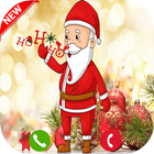 Play with Santa Claus for christmas Zeichen