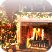 Christmas Fireplace Video LWP icon