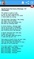 Christmas Songs Lyrics - Carols capture d'écran 2