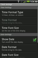 Digital Clock Widget captura de pantalla 1