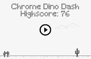 Chrome Dino Dash Affiche