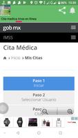 برنامه‌نما Cita Medica Imss en linea عکس از صفحه