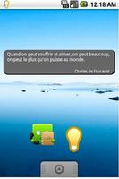 Citation d'amour Plakat