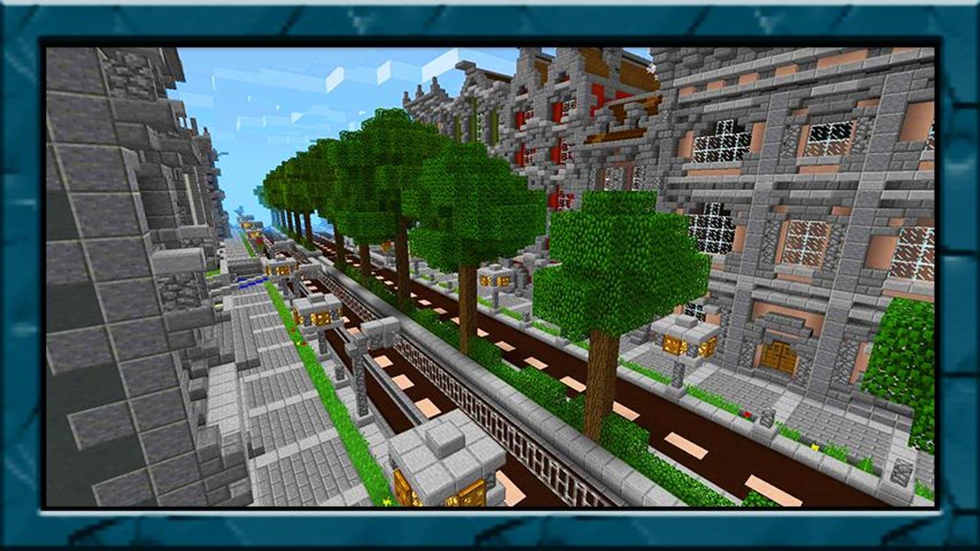  New  city map  for minecraft  pe  for Android  APK Download 