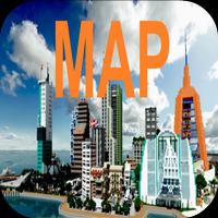 City Maps for Minecraft PE poster