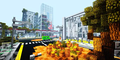 Apocalypse City. MCPE map APK download
