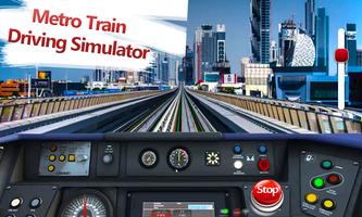 Metro train driving simulator-poster