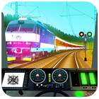 Train driving simulator icône