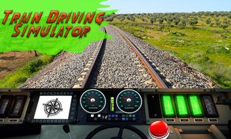 Train driving simulator Affiche