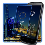 City night skyscraper theme