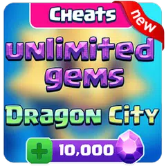 Скачать Cheat Free Gems Dragon City Simulation APK