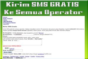 Kusms : Kirim SMS Gratis Plakat