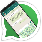 Keyboard theme for Whatsaapp- Design for Whatsaapp ไอคอน