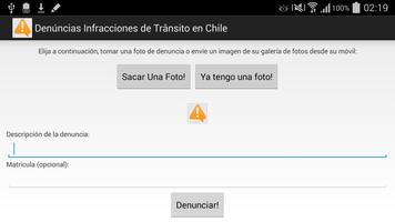 Denunciar Tránsito Chile captura de pantalla 1