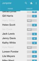 Jumpster: Comparte contactos! captura de pantalla 3
