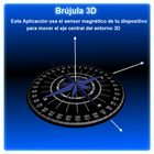 Brújula 3D (sensor magnético) آئیکن