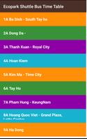 Ecopark Bus Time Table 海报