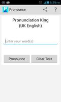 Pronunciation King UK English পোস্টার