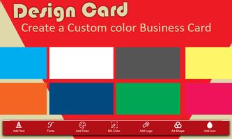 Business Card Maker स्क्रीनशॉट 1