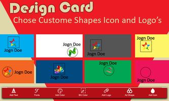 Business Card Maker syot layar 2