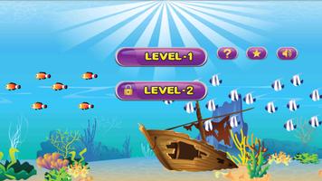 Kids English Grammar Fish Game captura de pantalla 1