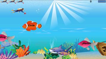 Kids English Grammar Fish Game capture d'écran 2