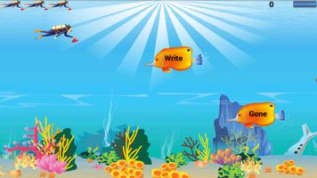 Kids English Grammar Fish Game captura de pantalla 3