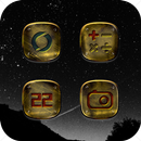 Classical Brass Metal Icon Pack APK