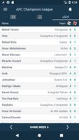 Scores for AFC Champions Leagu Ekran Görüntüsü 1