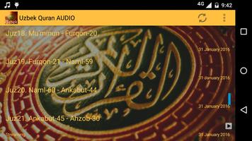 Uzbek Quran Audio capture d'écran 3