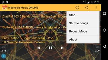 Indonesia Music ONLINE capture d'écran 3