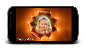 Happy Diwali Photo Frame imagem de tela 3