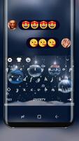 پوستر Clean White Christmas Keyboard