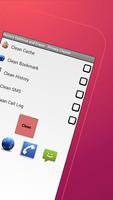 Vider le Cache, SMS et journal des appels. Accélér capture d'écran 1