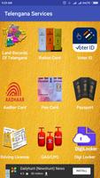 Telangana Land Records & Id Cards Affiche