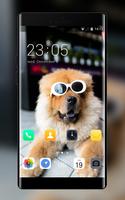 cute puppy cool pets theme постер