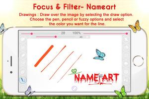 Name Art - Focus N Filter captura de pantalla 3