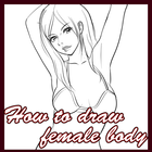 How to draw female body icon