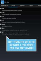 Clik Gas - Create Gas Certs screenshot 2
