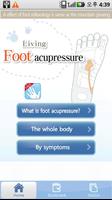 Foot massage Acupressure poster