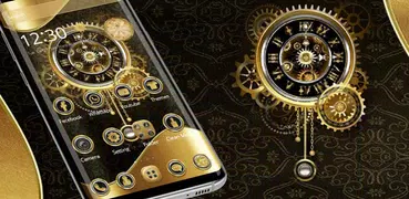 Uhr Luxus Goldthema